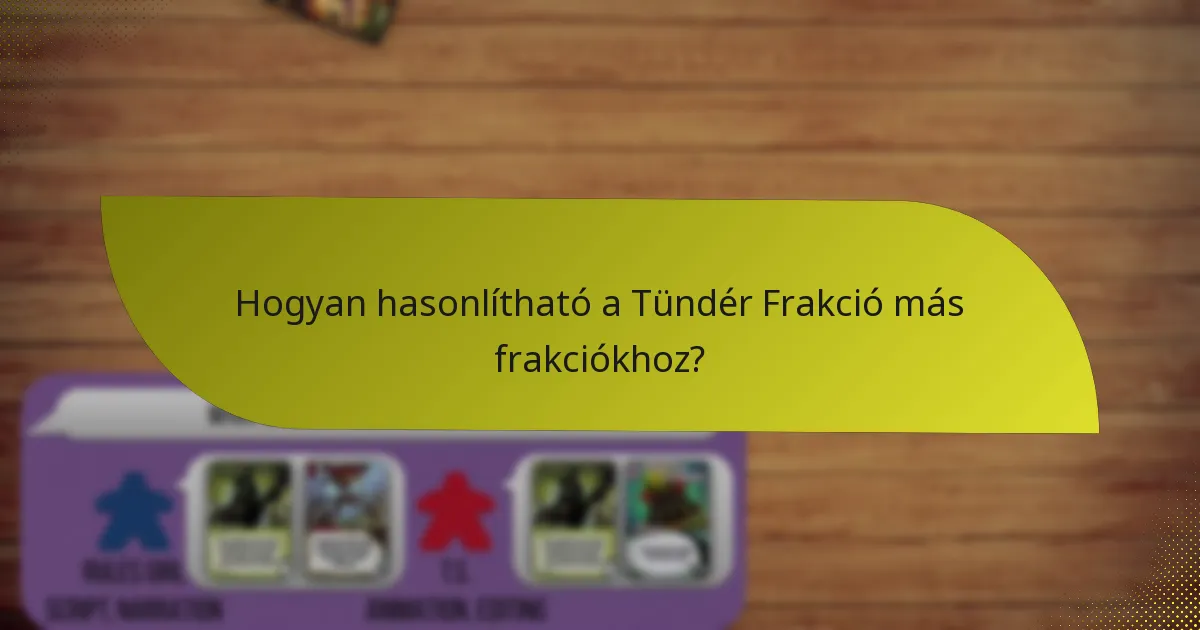 Hogyan fejleszthetők stratégiák a Tündér Frakció számára?