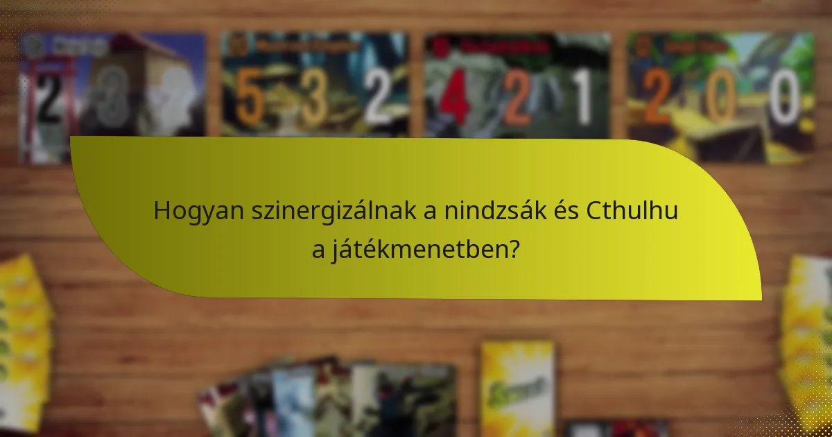 Hogyan szinergizálnak a nindzsák és Cthulhu a játékmenetben?