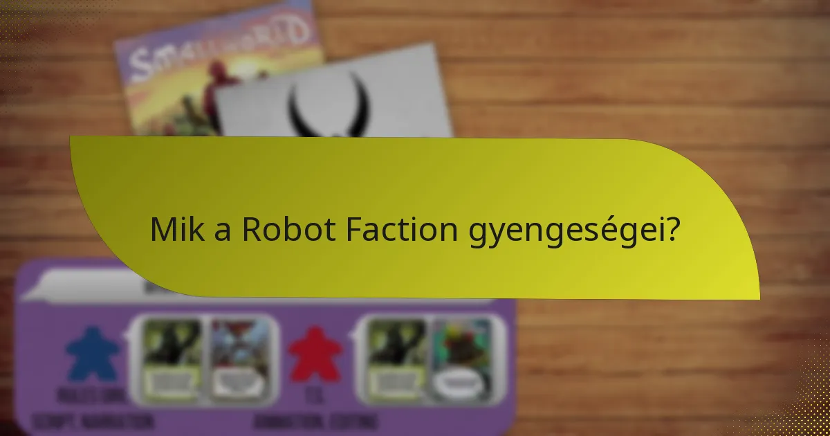 Milyen stratégiák alkalmazhatók a Robot Faction-nal?